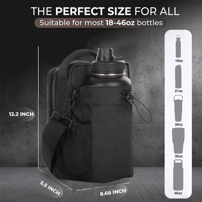 MAGNETIC BOTTLE BAG Magnetic Gym Bag for Gym (Without Water Bottle) , Magnetic Fitness Bag Travel, Work, and Sports Wmagnetic Bag Gym Accessories Organizer for Men Women Portable