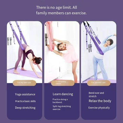 Aerial Yoga Hammock, 1 Count Home Yoga Stretching Belt, Yoga & Pilates Equipment for Home Gym, Fitness Equipment for Women & Men