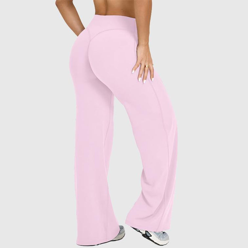 DEEFY Softmotion Straight Leg Bottoms 30.5" & 31.5" Inseam Fitness Gymwear Women Workout Breathable Light Thin Sportswear Gym Outdoor Sports Yoga Pants Wide Sweatpants Solid Color Joggers