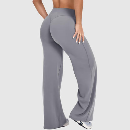 DEEFY Softmotion Straight Leg Bottoms 30.5" & 31.5" Inseam Fitness Gymwear Women Workout Breathable Light Thin Sportswear Gym Outdoor Sports Yoga Pants Wide Sweatpants Solid Color Joggers