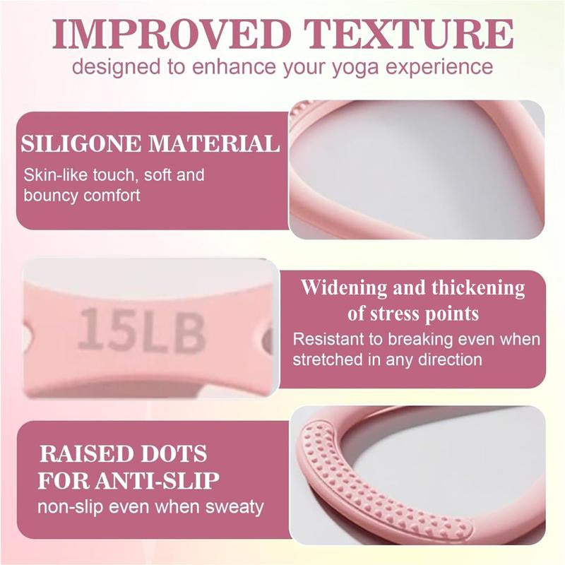 Women'S Home Fitness Yoga Puller, Shoulder-Opening and Back-Beautifying Elastic Band, Figure 8 Resistance Band , Home Exercise Pull Rope Muscle Training Equipment