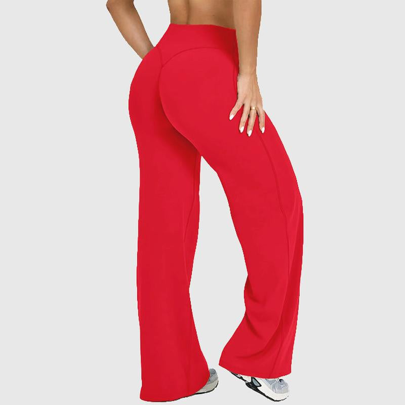 DEEFY Softmotion Straight Leg Bottoms 30.5" & 31.5" Inseam Fitness Gymwear Women Workout Breathable Light Thin Sportswear Gym Outdoor Sports Yoga Pants Wide Sweatpants Solid Color Joggers
