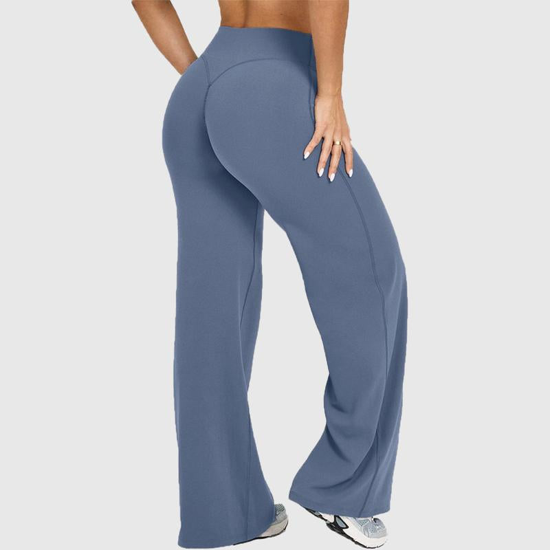 DEEFY Softmotion Straight Leg Bottoms 30.5" & 31.5" Inseam Fitness Gymwear Women Workout Breathable Light Thin Sportswear Gym Outdoor Sports Yoga Pants Wide Sweatpants Solid Color Joggers