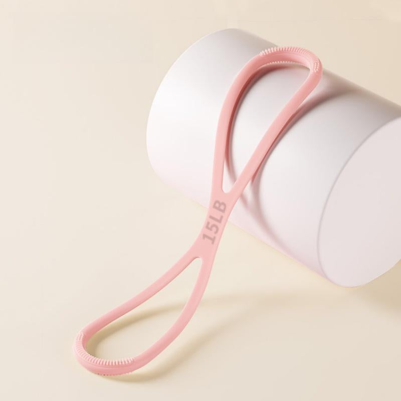 Women'S Home Fitness Yoga Puller, Shoulder-Opening and Back-Beautifying Elastic Band, Figure 8 Resistance Band , Home Exercise Pull Rope Muscle Training Equipment