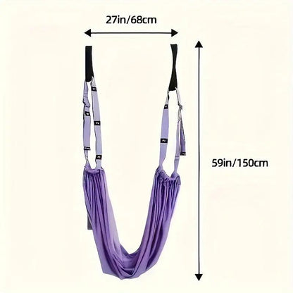 Aerial Yoga Hammock, 1 Count Home Yoga Stretching Belt, Yoga & Pilates Equipment for Home Gym, Fitness Equipment for Women & Men
