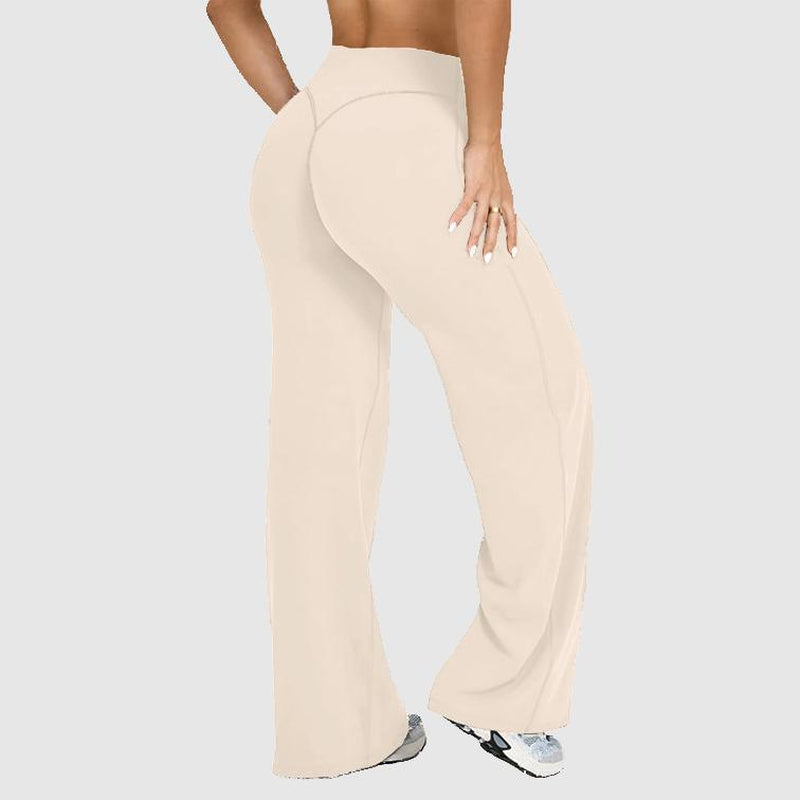 DEEFY Softmotion Straight Leg Bottoms 30.5" & 31.5" Inseam Fitness Gymwear Women Workout Breathable Light Thin Sportswear Gym Outdoor Sports Yoga Pants Wide Sweatpants Solid Color Joggers